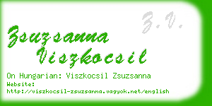 zsuzsanna viszkocsil business card